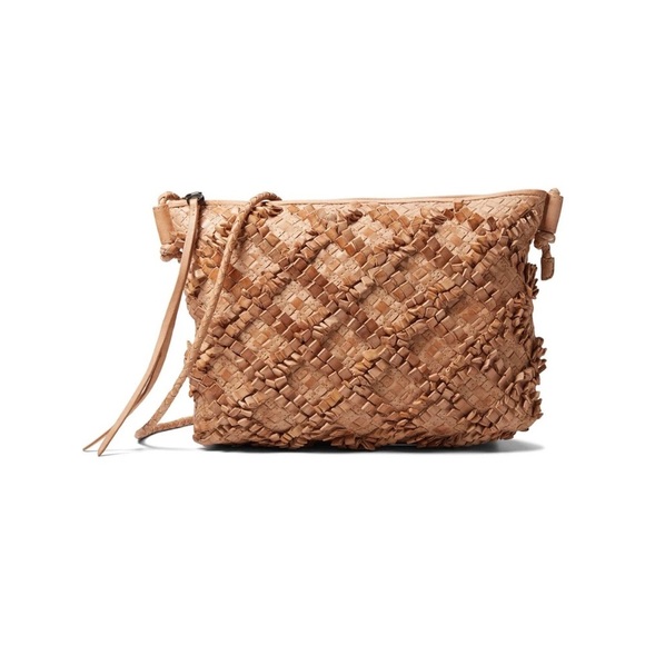 NWT!HOBO International Mason Sand Dollar Artisan Weave Crossbody